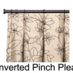 Inverted-Pinch-pleat
